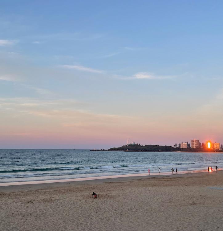 Sunset in Mooloolaba. 