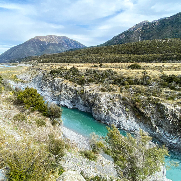 The Waiau River runs through the St James Conservation Area. Photo by Eleanor Hughes.