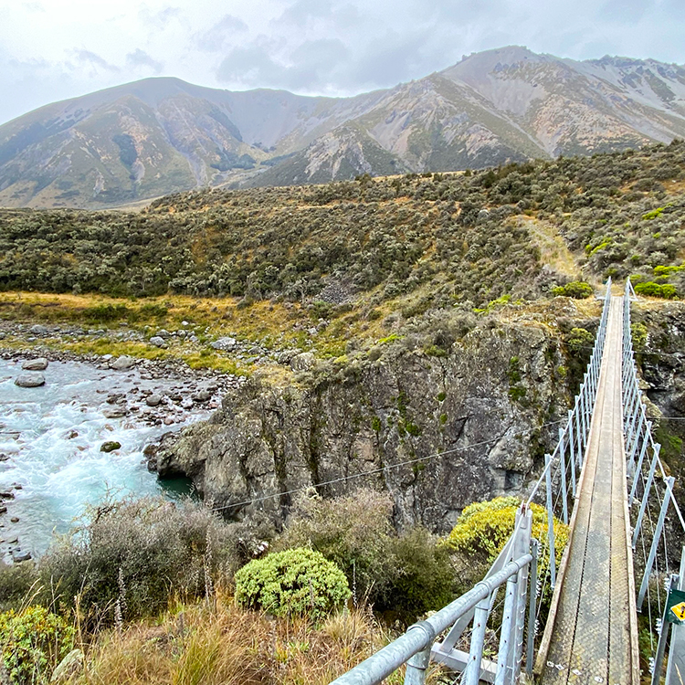 Swing bridge river crossings in the St James Conservation Area. Photo by Eleanor Hughes. 