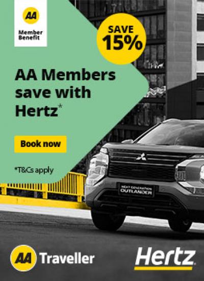 AA Members save on selected accommodation worldwide