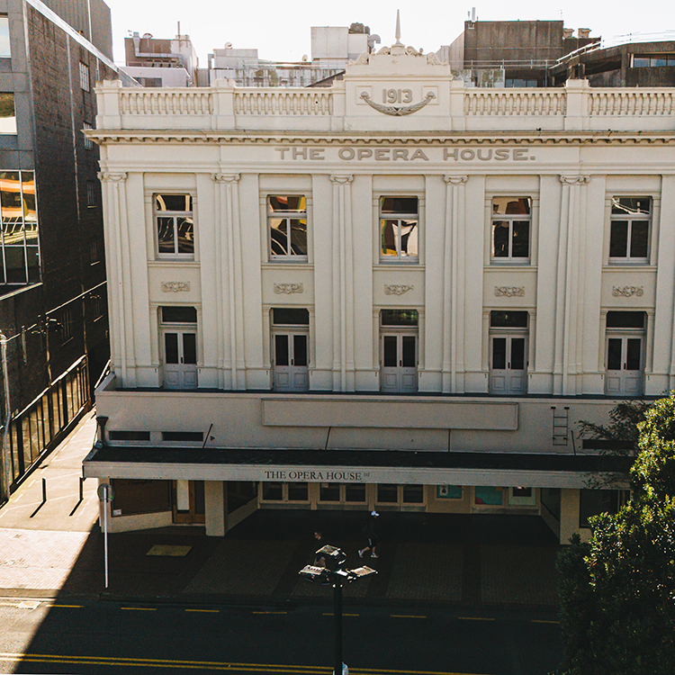 Wellington's famous Opera House. Photo by Phoebe Mackenzie.