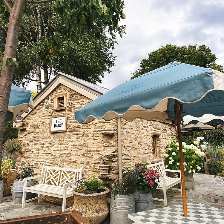 The Dairy, now an ice cream shop, used be the dairy building of the working farm. Photo by Monica Tischler.