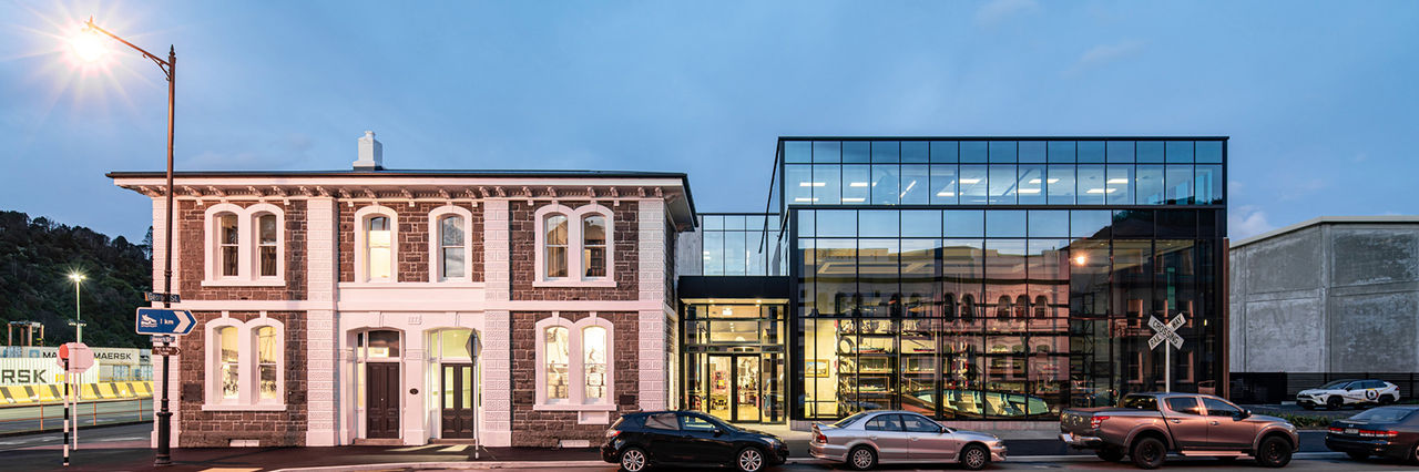 The new extension to Port Chalmers Museum.