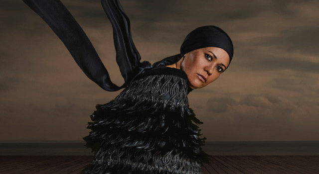 Woman Far Walking art