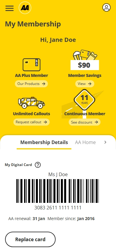 MyAA | Manage Your AA Membership Online