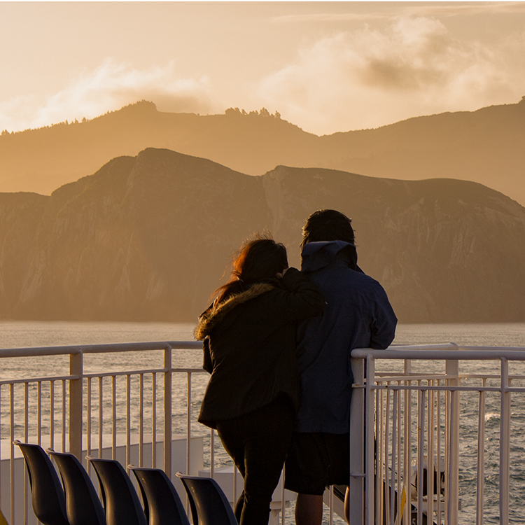 Cross the Cook Strait aboard the Interislander.