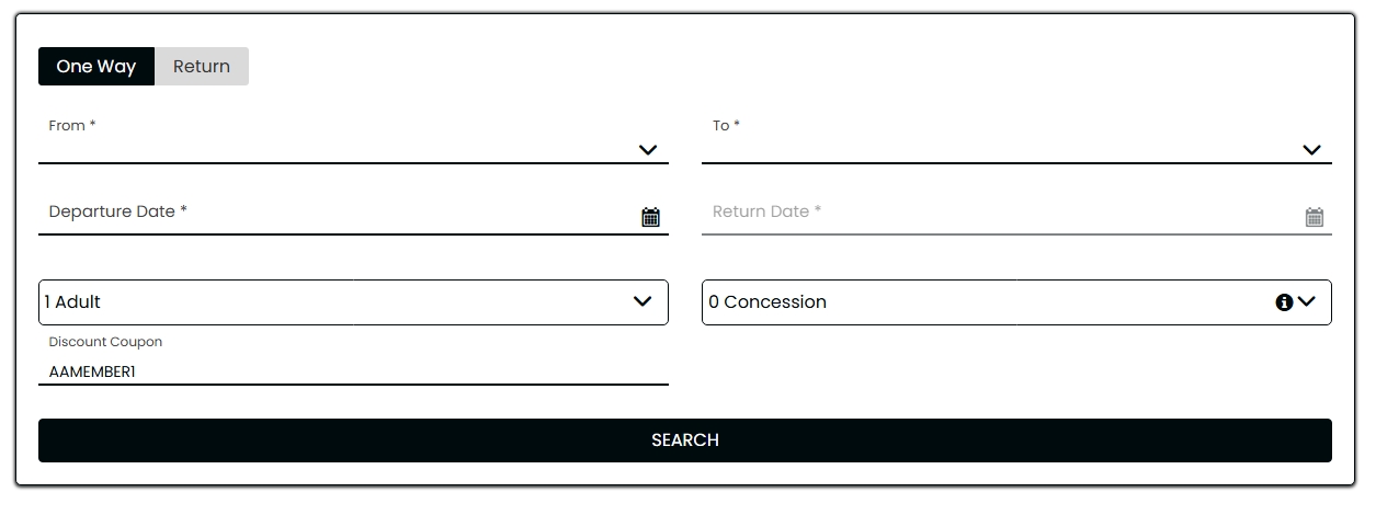 Booking instruction graphic